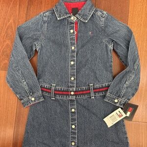 Tommy Hilfiger Girl's Denim Shirt Dress